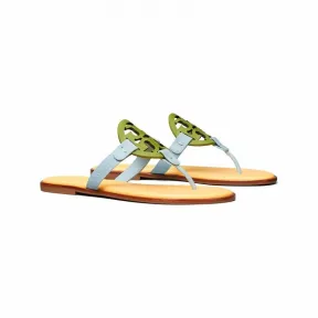 汤丽柏琦/Tory Burch GREEN/NORTHERN BLUE Bovine leather 拖鞋 81347-392