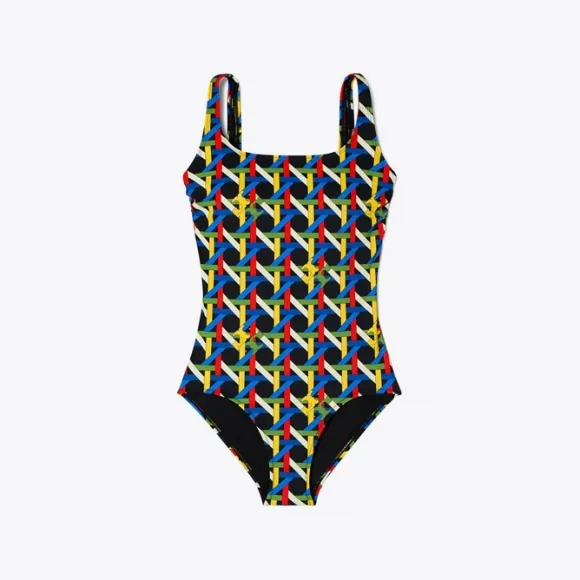 汤丽柏琦/Tory Burch 印花连体泳衣 83807-006