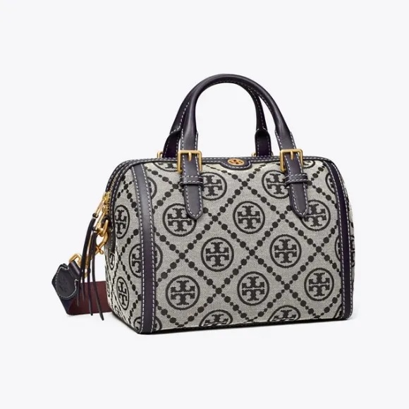 汤丽柏琦/Tory Burch 【明星同款】T Monogram 提花酒桶包 83970-405
