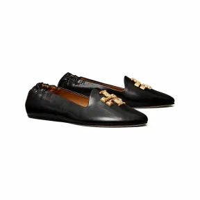 汤丽柏琦/Tory Burch  皮革鞋面,黄铜硬体,无铬纳帕皮革衬里,缓冲鞋垫,抛光皮革鞋底 乐福鞋 84922-006