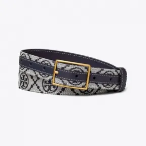 汤丽柏琦/Tory Burch 1  T Monogram 提花腰带 88073-405