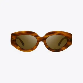 汤丽柏琦/Tory Burch Miller 大号猫眼框太阳眼镜 93498-093