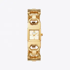 汤丽柏琦/Tory Burch 双 T 链环金色腕表 TBW5411