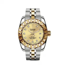 帝舵/Tudor 经典日历型 自动机械 女表 M22013-0007