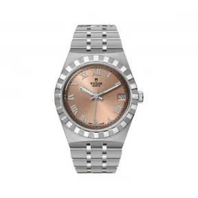 帝舵/Tudor 帝舵皇家系列 34MM 磨光及磨砂钢表壳 自动机械机芯 女表 M28400-0009