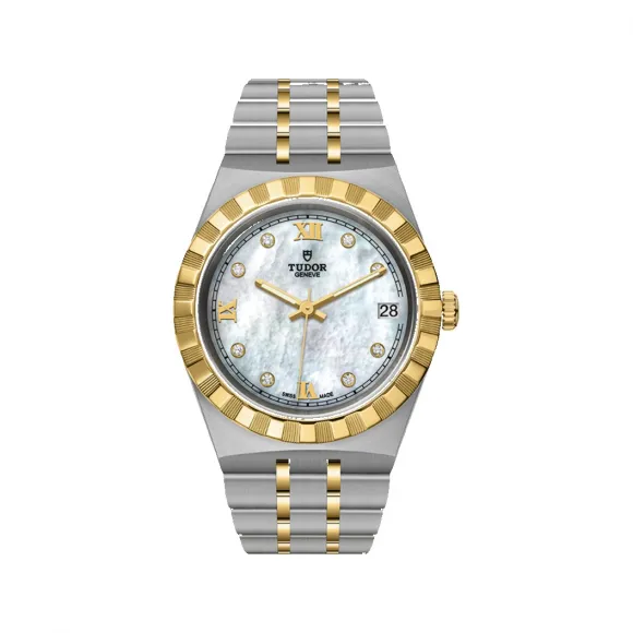 帝舵/Tudor 皇家系列 磨光及磨砂钢表壳 自动机械机芯 m28403-0007