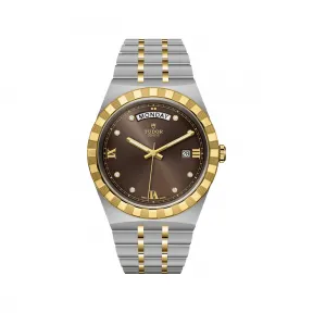 帝舵/Tudor 帝舵皇家系列 41MM 磨光及磨砂钢表壳 自动机械机芯 男表 M28603-0008