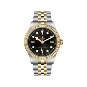 帝舵/Tudor 碧湾型 39型 39MM 磨光及磨砂钢表壳 自动机械机芯 男表 M79673-0001