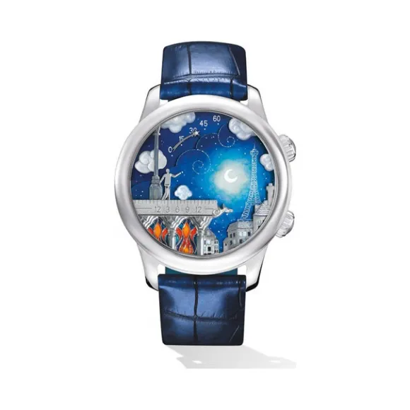 梵克雅宝/Van Cleef & Arpels 梵克雅宝诗意复杂功能系列VCARO30K00午夜诗意愿望男士