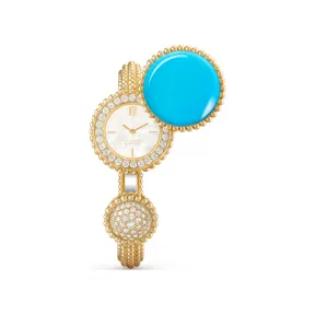 梵克雅宝/Van Cleef & Arpels Perlée®系列 25 MM 18K黄金表壳 石英机芯 女表 VCARPBEL00