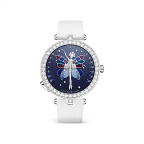 梵克雅宝/Van Cleef & Arpels Poetic Complications®诗意复杂功能腕表系列 40 MM 18K白金表壳 自动上链机械机芯（Valfleurier），配备逆跳按擎显时模块 男表 VCARPBIE00