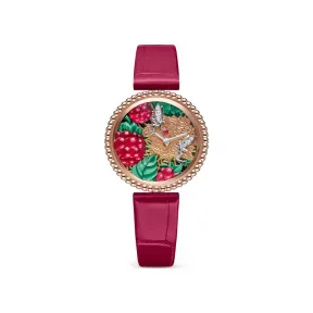 梵克雅宝/Van Cleef & Arpels 非凡表盘系列 30 MM 玫瑰金 瑞士石英机芯 女表 VCARPEV200