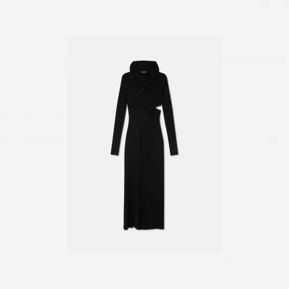 范思哲/Versace Women's 镂空连帽长裙 1010000-1A01253-1B000