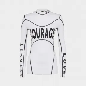 范思哲/Versace Courage 贴身款针织上衣 - 黑色 针织衫 A78438-A213311_A2048
