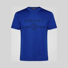 范思哲/Versace 修身版Logo装饰可持续面料T恤 A83159-A228806_A124