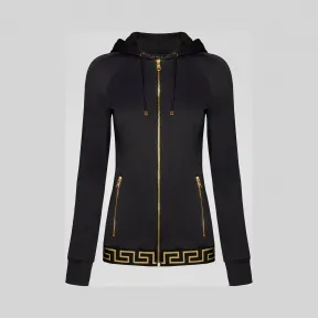 范思哲/Versace 希腊回纹拉链连帽衫 AUD01037-AC00233_A1008