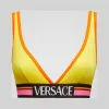 Versace  Logo装饰三角形无钢圈文胸 AUD04065-A232741_A1018