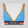Versace  Logo装饰三角形无钢圈文胸 AUD04065-A232741_A1400