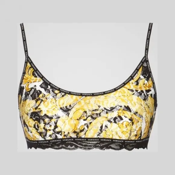 范思哲/Versace Barocco蕾丝无钢圈文胸 AUD10013-AZ00023_A7900