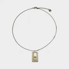 范思哲/Versace 长方形美杜莎项链 - 金 项链 DG16420-DJMT_D00OP