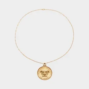 范思哲/Versace Bit Versace吊坠Medusa项链 DG1G669-DJMT_KOT