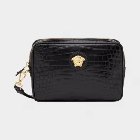 范思哲/Versace Mock Croc印花Palazzo手袋 DL24197-DCOV4_D41OH