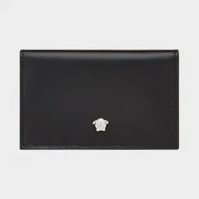 范思哲/Versace 美杜莎皮革拉链卡夹 - 黑色 小配饰 DP3F719-DVITX_D41P