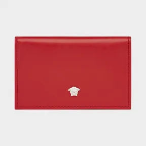 范思哲/Versace 美杜莎皮革拉链卡夹 - 红 小配饰 DP3F719-DVITX_KRXP