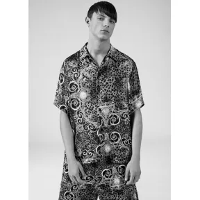 范思哲/Versace Leo Baroque印花保龄球衫 EB1GUA604-ES0598_E923