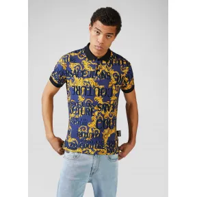 Versace  Logo Baroque印花Polo衫 EB3GVA7PA-ES0630_E200