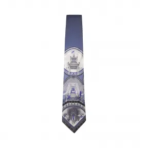 范思哲/Versace 孔雀印花领带 - 打印 领带 ICR8001-IT00189_I7931