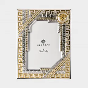 范思哲/Versace 希腊回纹美杜莎相框9x13厘米 - 银 相框 N05730-N321337_N6907