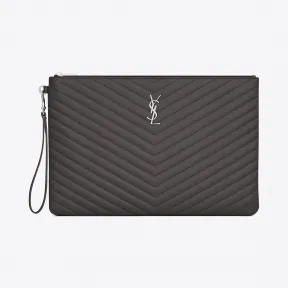 伊夫圣罗兰/Yves Saint laurent Monogram document holder in dark anthra