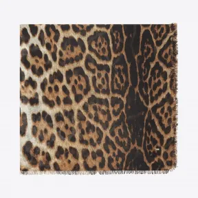 伊夫圣罗兰/Yves Saint laurent 大号豹纹方围巾 4655263Y6679760