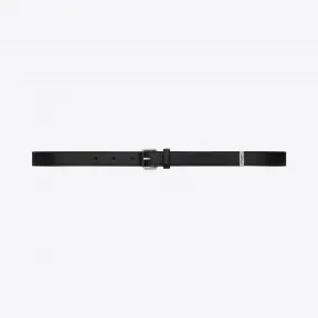 伊夫圣罗兰/Yves Saint laurent MOTORCYCLE黑色真皮搭扣皮带 472219BRM0D1000
