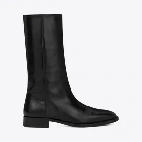 伊夫圣罗兰/Yves Saint laurent MATT 25踝靴采用黑色moroder皮革制成 4928650AR00100