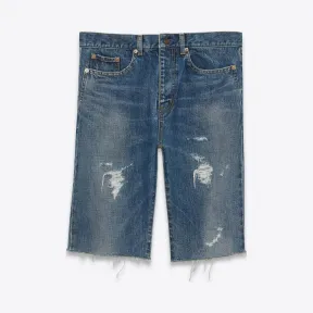 伊夫圣罗兰/Yves Saint laurent 修复用蓝色褪色牛仔布摧毁百慕大 500698YB8624970