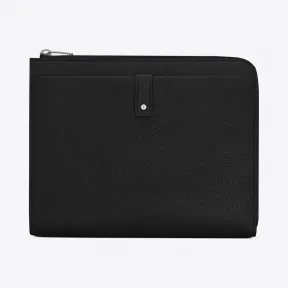 伊夫圣罗兰/Yves Saint laurent DAY BAG平板电脑支架采用黑色粒面皮革制成 507686DTI0E1000