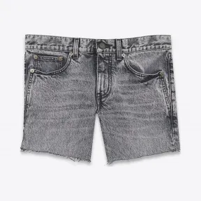 伊夫圣罗兰/Yves Saint laurent 黑色褪色牛仔布低腰短裤 508324YE8051366