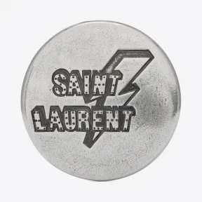 伊夫圣罗兰/Yves Saint laurent LOVE PINS闪亮徽章，银色锡  508707Y16148142