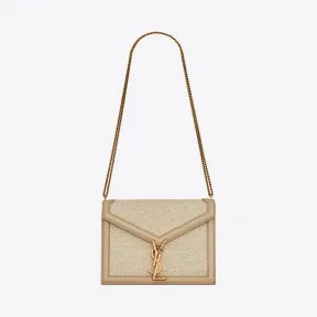 伊夫圣罗兰/Yves Saint laurent cassandra monogram帆布和box saint laurent皮革搭扣包 532750FAACS9771