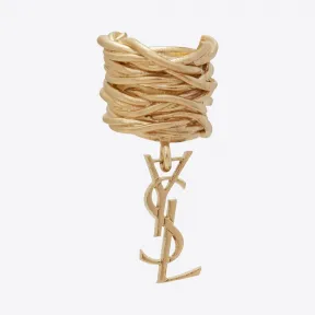 伊夫圣罗兰/Yves Saint laurent OPYUM 字母标志金属耳饰 558200Y15008060