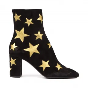 伊夫圣罗兰/Yves Saint laurent 婴儿黑色绒面革踝靴 578891OLIEO1087