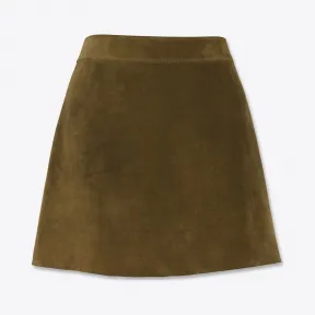 伊夫圣罗兰/Yves Saint laurent 复古绒面飞人迷你裙