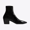 伊夫圣罗兰/Yves Saint laurent vassili漆皮拉链靴 66762007R001000