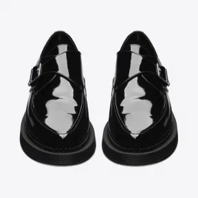 伊夫圣罗兰/Yves Saint laurent Teddy漆皮搭扣鞋 6688941TV001000