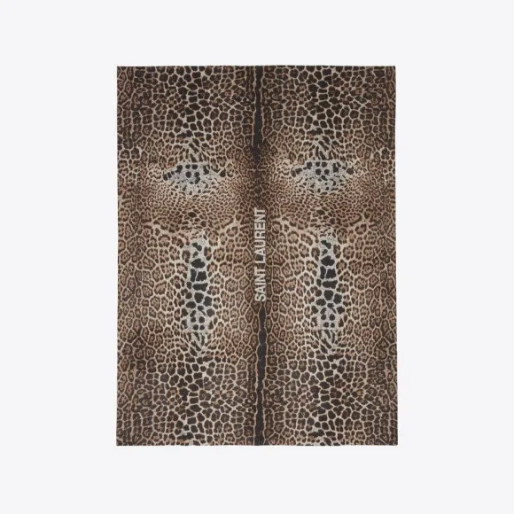 伊夫圣罗兰/Yves Saint laurent 豹纹提花盖毯 6775323YI329760