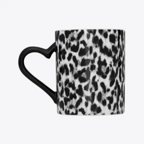 伊夫圣罗兰/Yves Saint laurent j.l coquet 豹纹心形马克杯 683628YCL011091