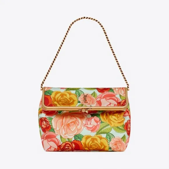 伊夫圣罗兰/Yves Saint laurent fanny中号缎面搭扣包 685682FAADL6291