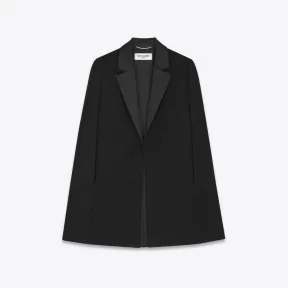 伊夫圣罗兰/Yves Saint laurent 羊毛毡燕尾服斗篷 707030Y2F591001